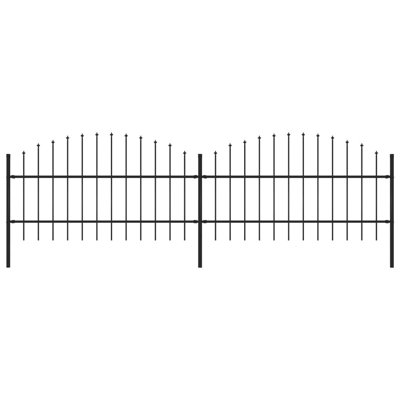 Aaliya Garden Fence Spear Outdoor Panel Barrier Border Privacy Multi Sizes