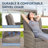 Valierius 7-Piece Outdoor Wicker Patio Furniture With Loveseat Glider, Rattan Coversation Set With Water Resistant Cushions-111720501