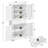 Jymari 67" Tall Kitchen Pantry Storage Cabinet,Bathroom Storage Cabinet with 1 Large Drawer & 2 Large Cabinets-2046049798-2046049818
