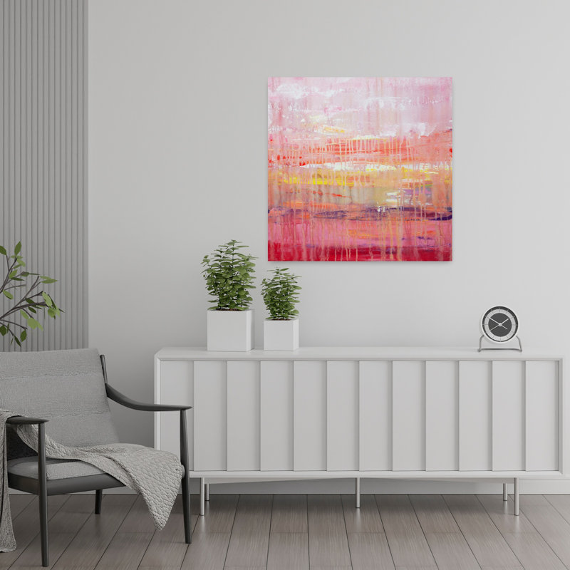 Asthenosphere 3, art abstrait contemporain, H 24 po x l 24 po