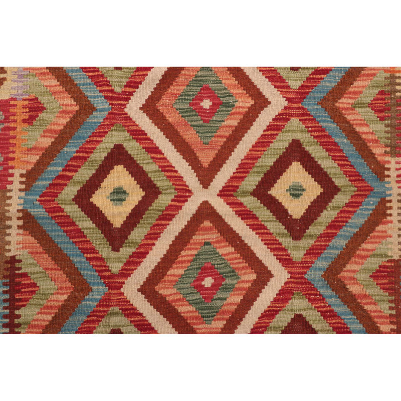 Geometric Wool Hand Woven 126cm X 180cm Area Rug