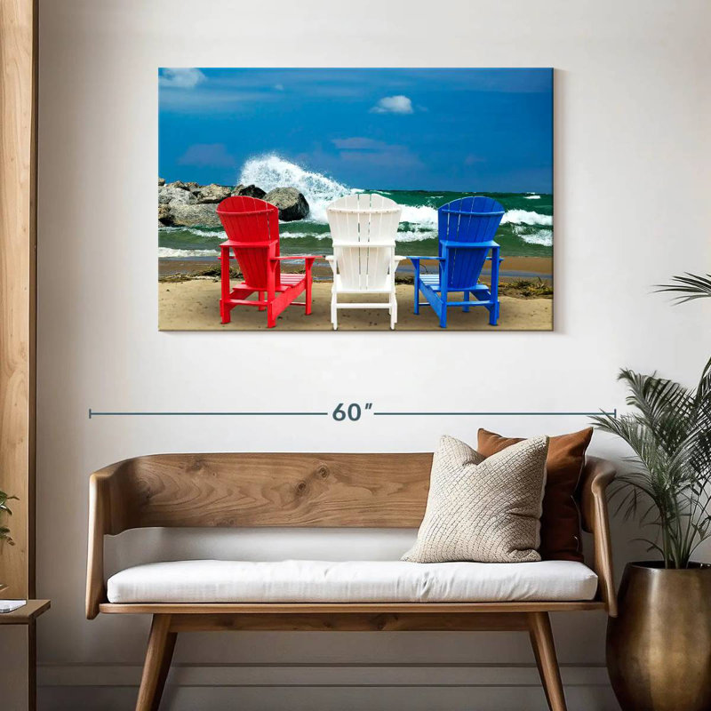 Chaises Gillard patriotiques Gillard, H 30 po x l 45 po