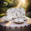 Service de table en porcelaine 45 pièces Rhona, garniture rose et garniture or 24 carats Rhona (service pour 8)