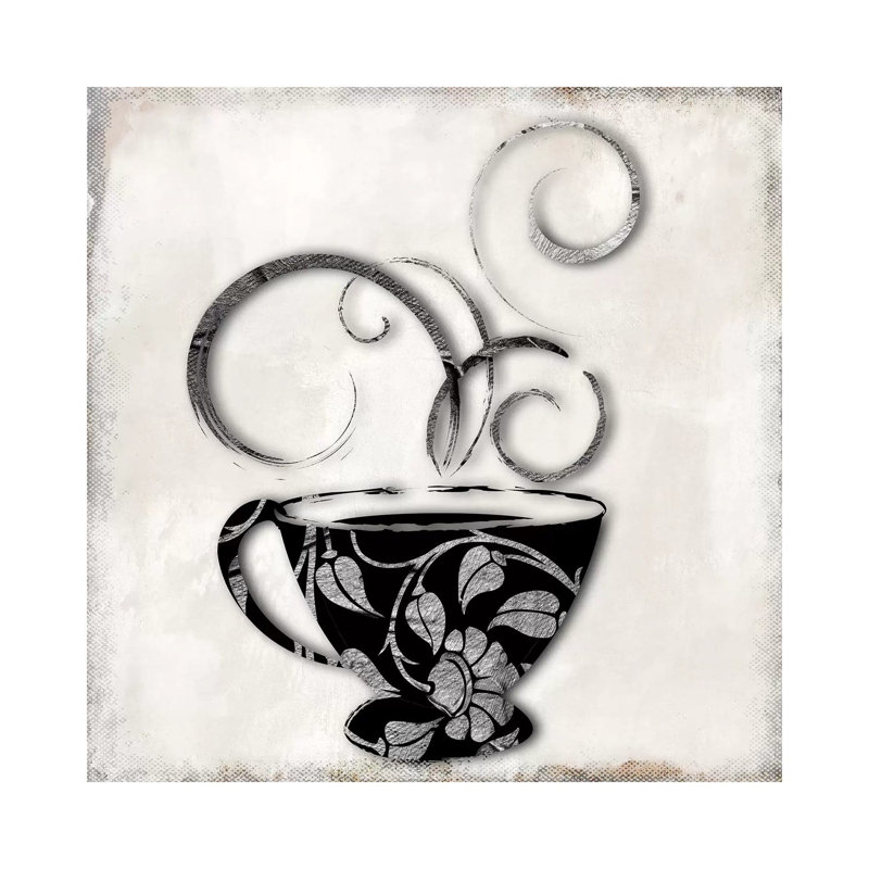 Silver Brewed I by Color Bakery - Wrapped Canvas Print