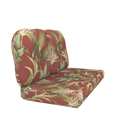 Indoor/Outdoor Patio Loveseat Cushion