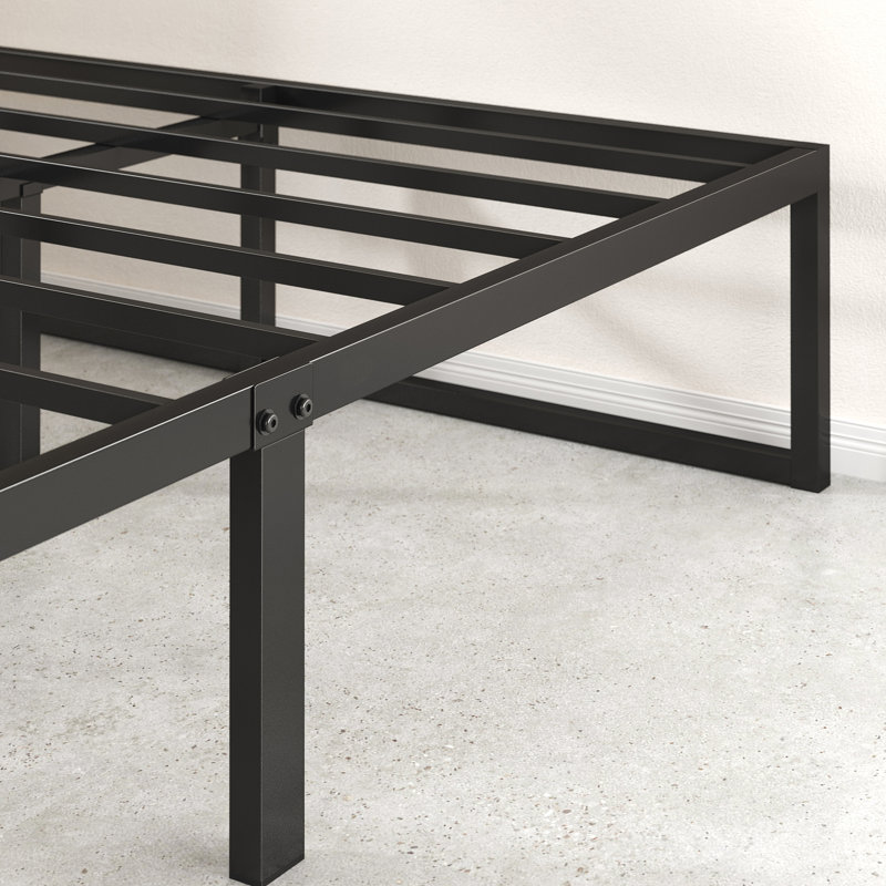 Bigler 14" Steel Bed Frame, Twin