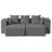 Boneless Cloud Sectional Couch In Two Boxes, Compressed Modular Sectional Sofa With Deep Seat-251139941
