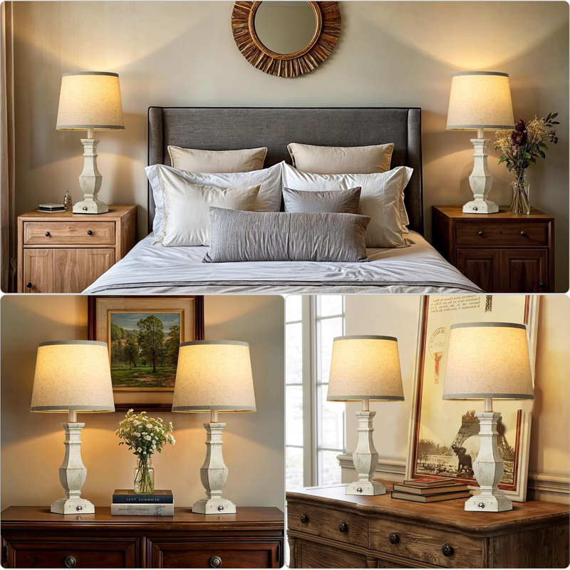 Salon, chambre à coucher, maison de campagne, lampe de bureau