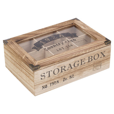 Borough Wharf Glass Tea Box