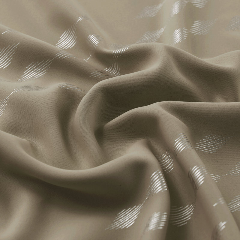 Bedolla Room Darkening Curtain Pair, 42" W x 62"L, Khaki