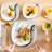 40 Piece Porcelain China Dinnerware Set - Service for 8