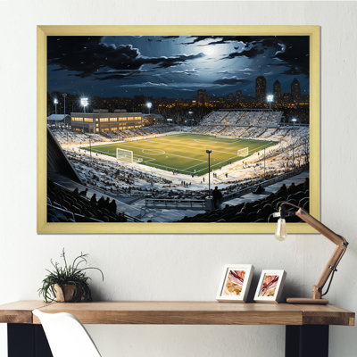Night Match Stadium Under The Floodlight III sur toile