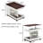 End Table With Lift Top And Wheels-1868137507