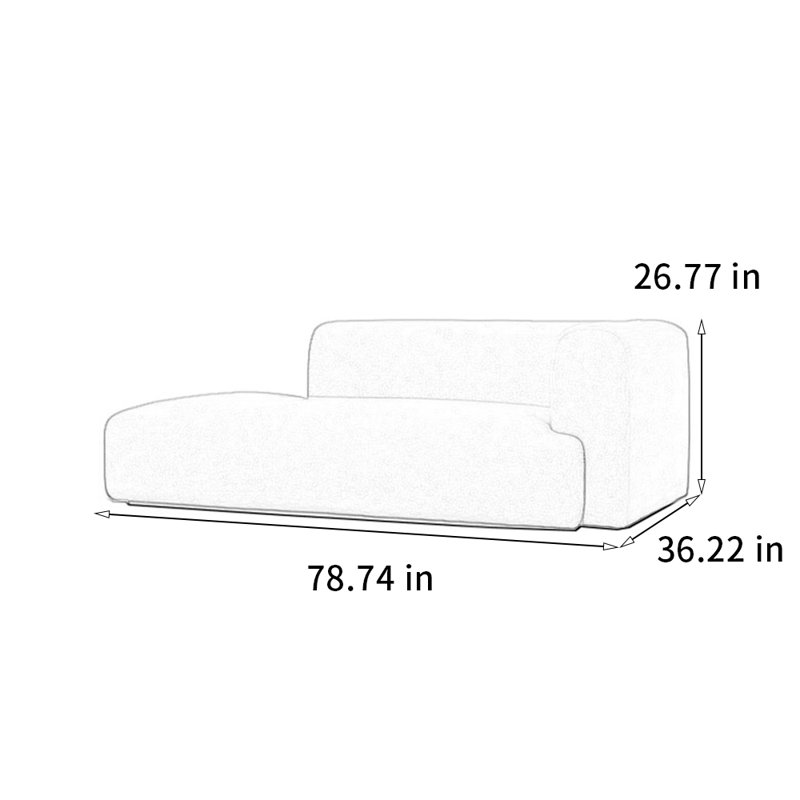 Chaise élégante en bois massif de haute qualité, Orienté à droite