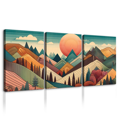 " Mountain " 3 - Pieces