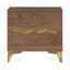 Aghvan 60.2cm W Manufactured Wood Bedside Table