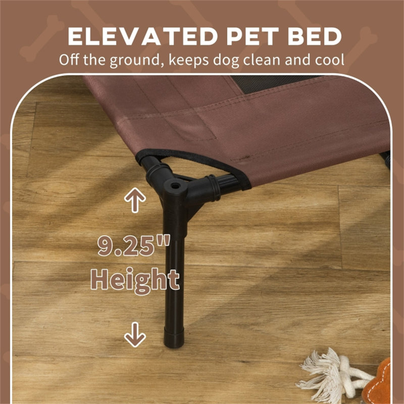 Lit de chien pliable 48 pièces x 36,25 x 42,5 po Brown, 48, Coffee