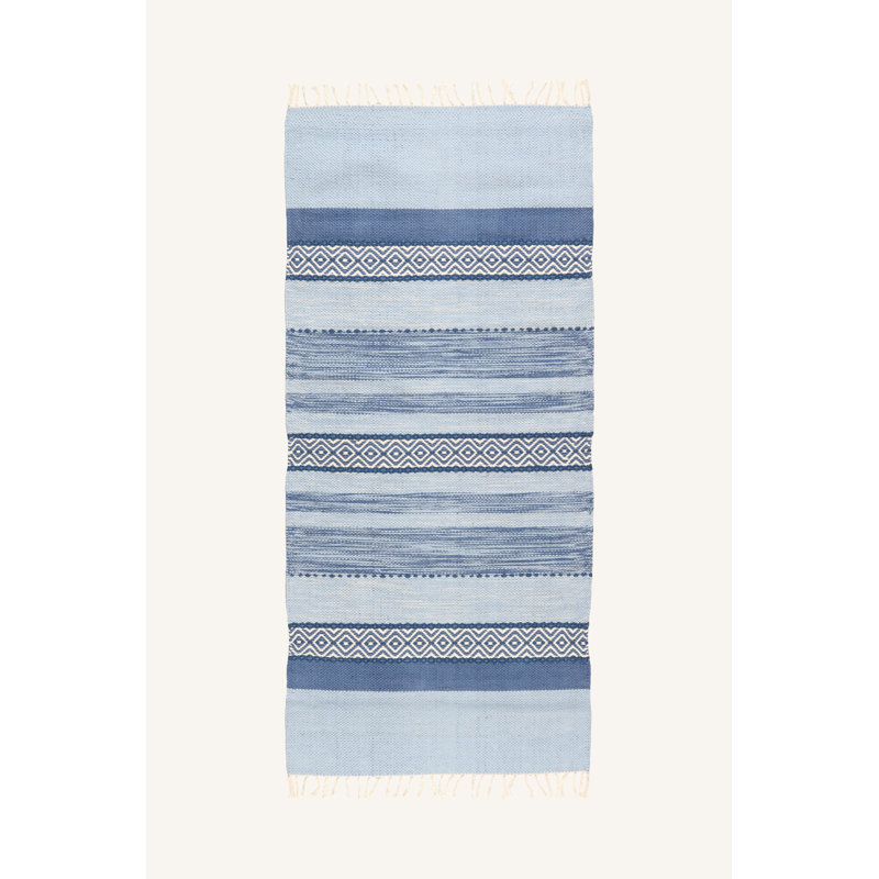 Puck Geometric Hand Woven Area Rug, Runner 70 x 240cm