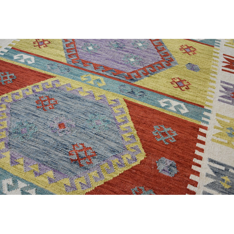 Aztec Hand Woven Area Rug, Rectangle 155 x 244cm
