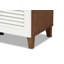 Armoire de rangement pour 20 paires de chaussures espresso-92465960