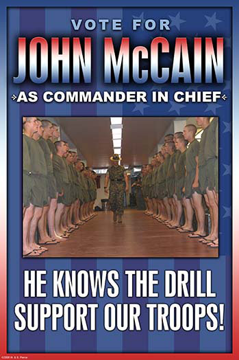 « the drill » par wilbur pierce, affiche rétro
