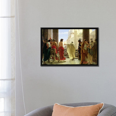 'Ecce Homo' by Antonio Ciseri Painting Print on Wrapped Canvas