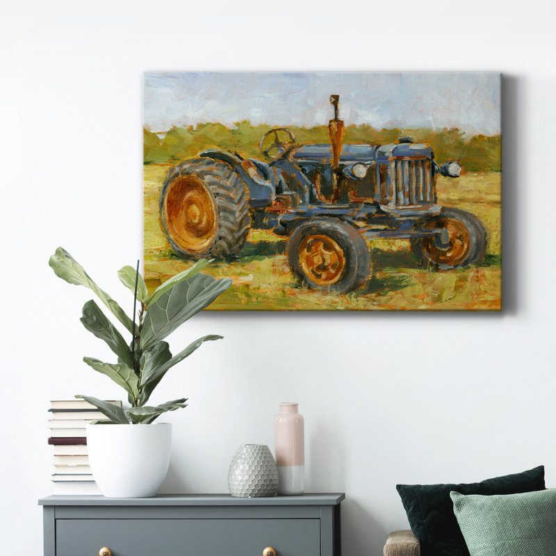" Rustic Tractors III ", 48" H x 32" W x 1" D