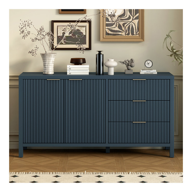 Buffet Minimalist Wave, Marine