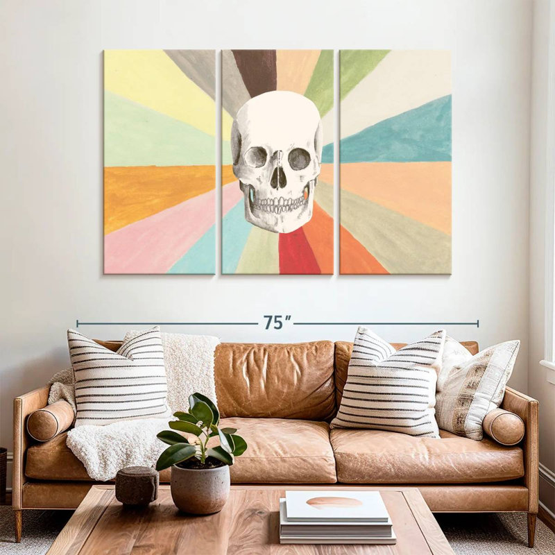 Kerner Skull Is Cool, 42" H x 65" W