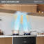 Insert de hotte de cuisine, conduit de ventilation en acier inoxydable ultra-silencieux 600 pi³ / min avec lumières DEL à intensité variable et filtres allant au lave-vaisselle