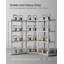 Aly 80cm W Metal Height -Adjustable Shelving Unit-28213590-9244189