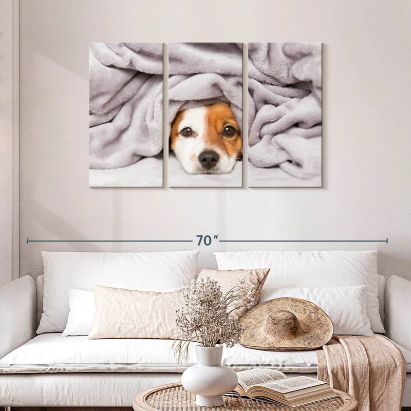 Brampt Blanket Bundled Dog, 28" H x 45" W