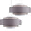 Owings 20cm H Cotton Novelty Pendant Shade ( Clip On ) in Grey-42116996