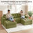 Boneless Corduroy Cloud Modular Couch,4-in-1 Flexible Combination Sectional Sofa-1211198172-1229887465