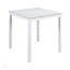 Ensemble de salle à manger 5 pièces à hauteur de comptoir avec table carrée et chaises rembourrées, décor en cristal pour une maison élégante-386255107-386255104