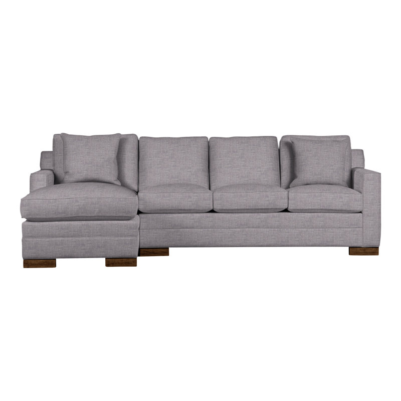 Canapé modulaire 2 pièces American Bungalow, Chenille nomade ardoise Crypton®, Navajo