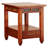Slatestone Solid Wood End Table in Distressed Rustic Oak