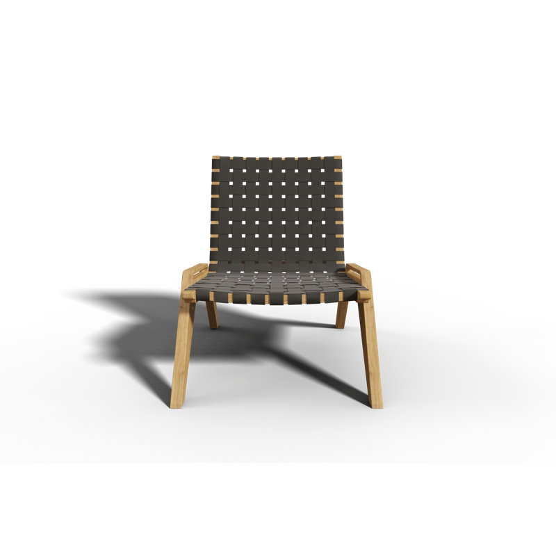 Draper Teak Outdoor Woven Chat Chair