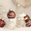 25 pièces de boules de Noël pour arbre de Noël, fête, mariage