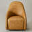30.7'' W Top-grain Genuine Leather Upholstered Swivel Barrel Chair-1845652376