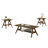 Ensemble de tables basses 3 pièces Arona