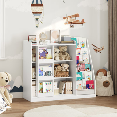 Kids Bookshelf And Toy Storage Kids Toy Storage Organizer by MAHANCRIS