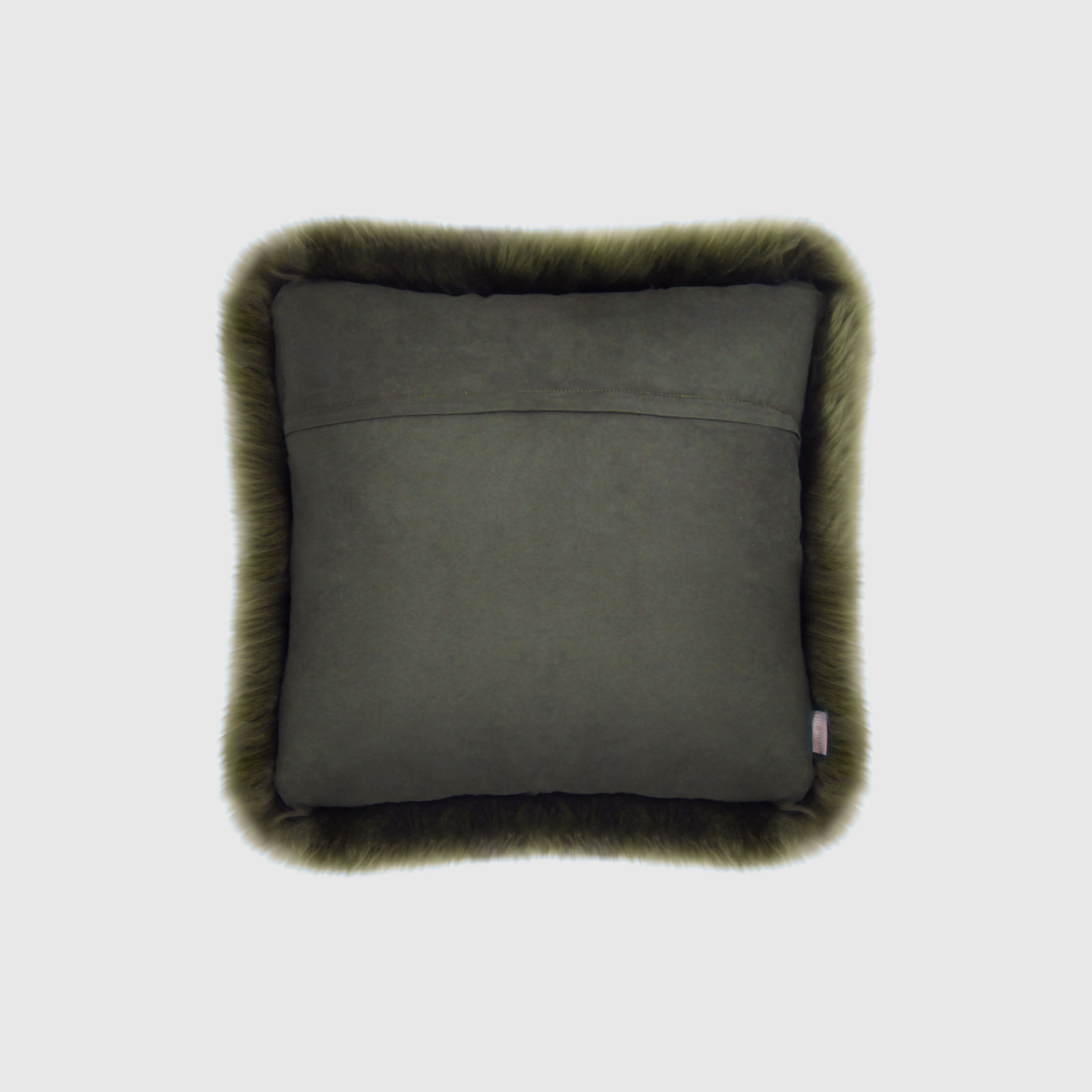 Fieldman Leather Throw Pillow, Cypress, 18" x 18"