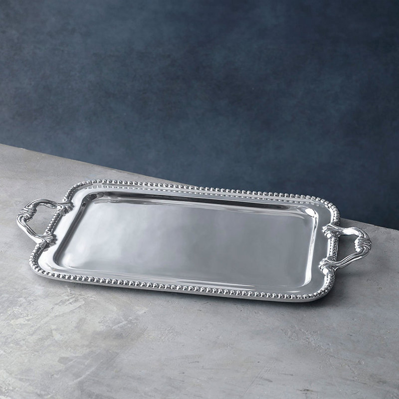 Pearl Aluminum Decorative Tray