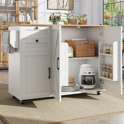 120 cm W Kitchen Island with Top