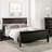Wooden Sleigh Design Bed-956746501-956746496