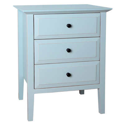 Xanthe 55.88cm W Solid Wood Bedside Table