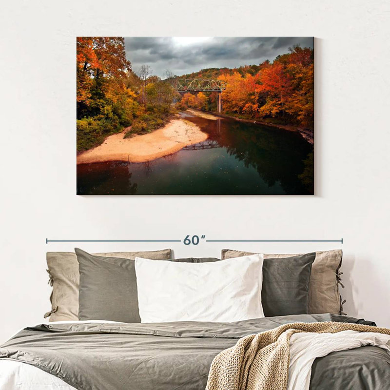 Alvord Buffalo River Autumn, H 32 po x l 48 po