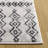 Laniqua Temple Bcf/Jute/Latex/Overlock Southwestern Rug in Ivory/Gray/Black-436124180