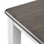 Ensemble de table de salle à manger 7 pièces avec table extensible Mancia et 6 chaises rembourrées-797352074-797352076